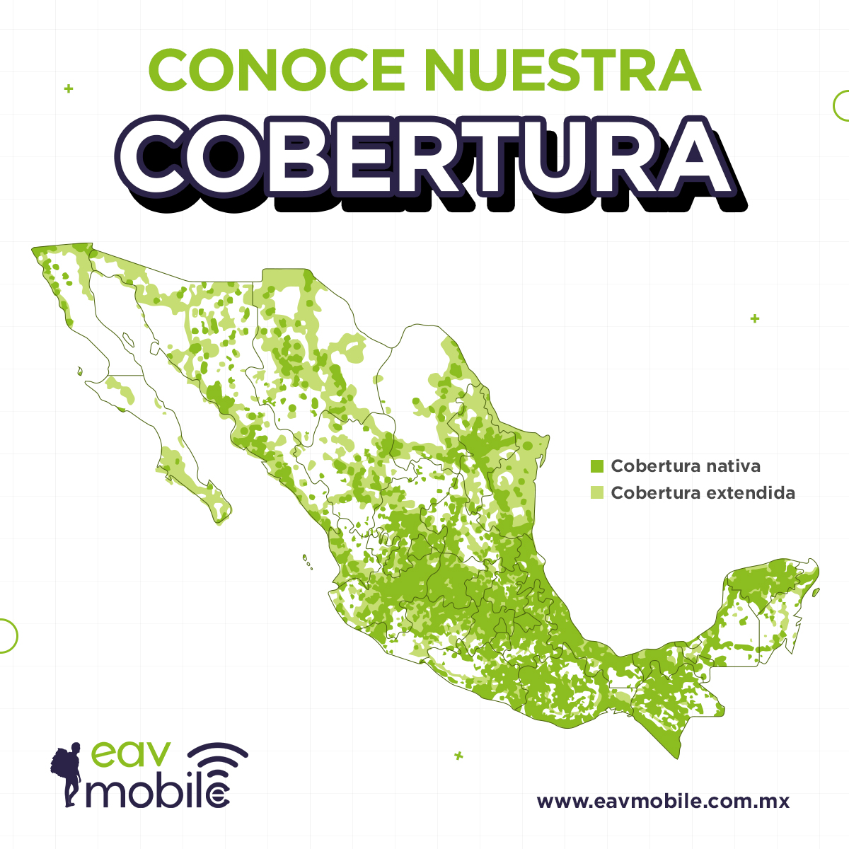 Cobertura de EAV Mobile en México